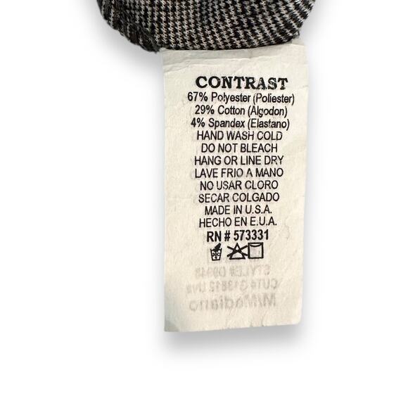 Gilli Stitch Fix Women's NWT Taneli Dress Short Sleeve Size M Marled Gray Black - Picture 7 of 10